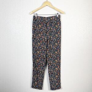 Isabel Marant Women’s Roya 100% Silk Floral‎ Straight Leg Pant Size 36 / Small